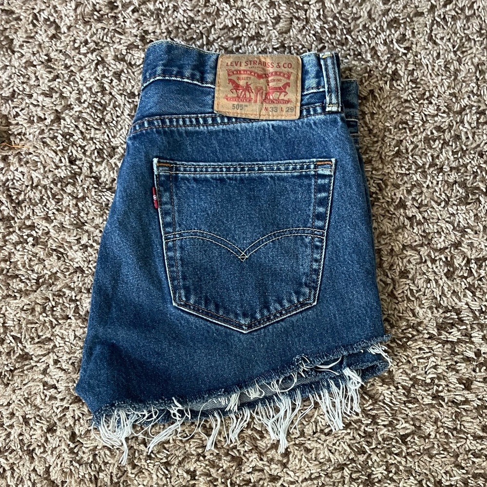 Levi's Blue Jean Shorts